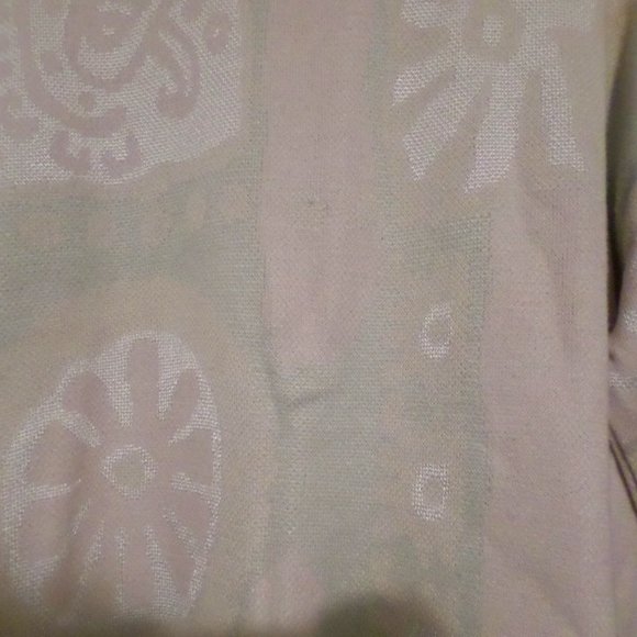 Jaeger Floral Design Cotton Blend Crew Neck Sweater Sz L - Picture 3 of 4